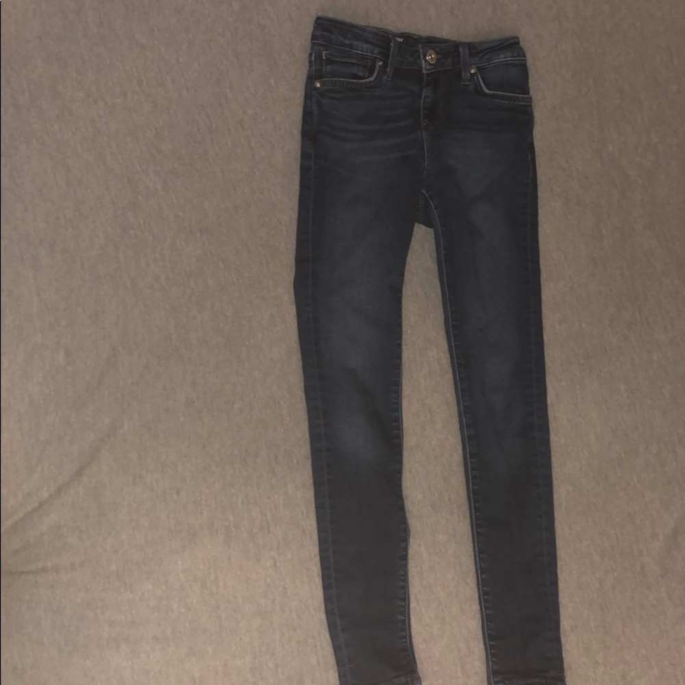Ag dark blue skinny jeans